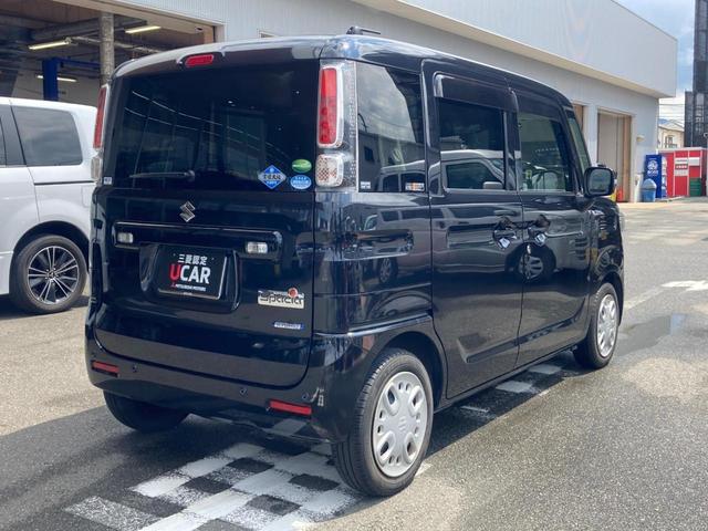スペーシア ハイブリッドＸ　デュアルセンサーブレーキＳ　両側パワードア　コーナーセンサ　車線逸脱　スマートエントリー　地デジフルセグ　シ－トヒ－タ－　ＥＴＣ車載器　ｉ－ｓｔｏｐ　フリーキー　ナビＴＶ　オートマチックハイビーム（6枚目）