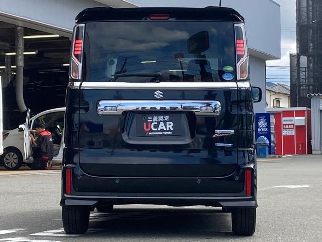 スペーシアカスタム ハイブリッドＸＳ　両側パワ－スライドドア　車線逸脱　スマキー　ソナー　キーレスエントリー　アイドルストップ　シートＨ　フルフラットシート　ＬＥＤヘッドライト　ナビＴＶ　ドライブレコーダー　オートエアコン　ベンチシート（6枚目）