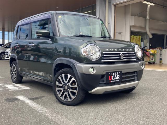 ハスラー ＪスタイルＩＩ　ナビテレビ　ＬＤＷ　Ｓキー　地デジフルセグＴＶ　シートヒター　助手席エアバッグ　セキュリティー　メモリナビ　アイストップ　アルミホイール　横滑り防止　ベンチシート　ＡＢＳ　キーフリーシステム　パワステ（3枚目）