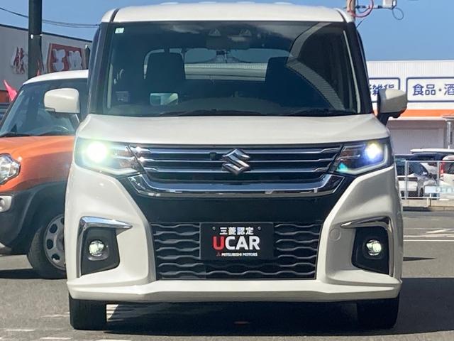 ソリオ ハイブリッドＭＺ　３６０度カメラ　Ｗ電動ドア　ヒーター　リアカメラ　アダクティブクルーズコントロール　車線逸脱　フルフラット　ＳＲＳ　サイドエアバック　ＰＳ　Ｃセンサー　ＡＢＳ　オートＬＥＤ　パワーウィンドウ　盗難防止（4枚目）