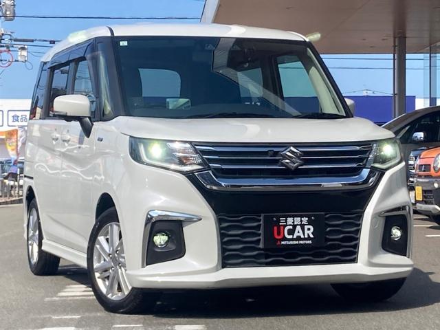 ソリオ ハイブリッドＭＺ　３６０度カメラ　Ｗ電動ドア　ヒーター　リアカメラ　アダクティブクルーズコントロール　車線逸脱　フルフラット　ＳＲＳ　サイドエアバック　ＰＳ　Ｃセンサー　ＡＢＳ　オートＬＥＤ　パワーウィンドウ　盗難防止（5枚目）