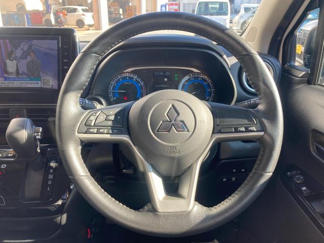 eKクロス G エアバッグ アイスト オートLED 車線逸脱警報装置 Sヒーター LED ETC スマートキー クリアランスソナー フルセグTV オートエアコン メモリーナビ バックモニター ナビTV ベンチシート(9枚目)