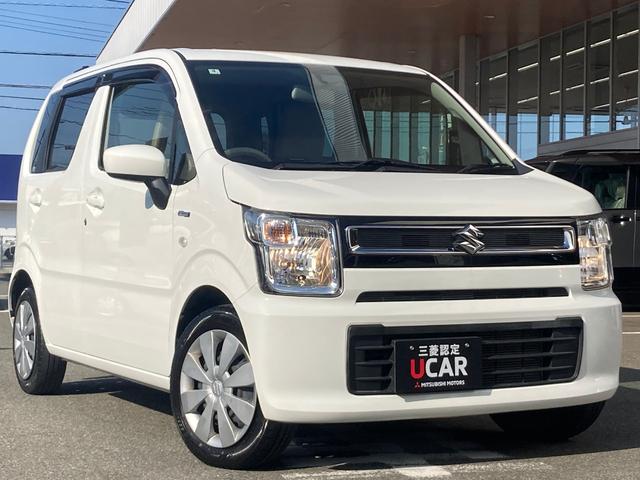 ワゴンＲ ハイブリッドＦＸ　デュアルセンサーブレーキＳ　車線逸脱　シートヒーター付　リアセンサー　ＥＳＰ　エネチャージ　キーフリー　Ｗエアバック　フルオートエアコン　盗難防止　パワステ　スマートキープッシュスタート　ベンチシート（4枚目）