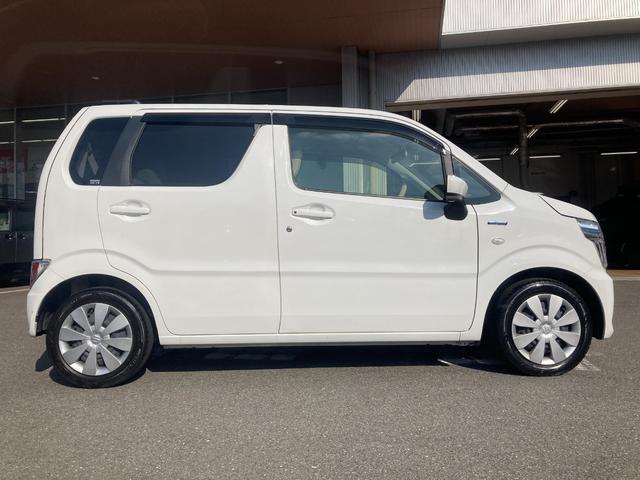 ワゴンＲ ハイブリッドＦＸ　デュアルセンサーブレーキＳ　車線逸脱　シートヒーター付　リアセンサー　ＥＳＰ　エネチャージ　キーフリー　Ｗエアバック　フルオートエアコン　盗難防止　パワステ　スマートキープッシュスタート　ベンチシート（5枚目）
