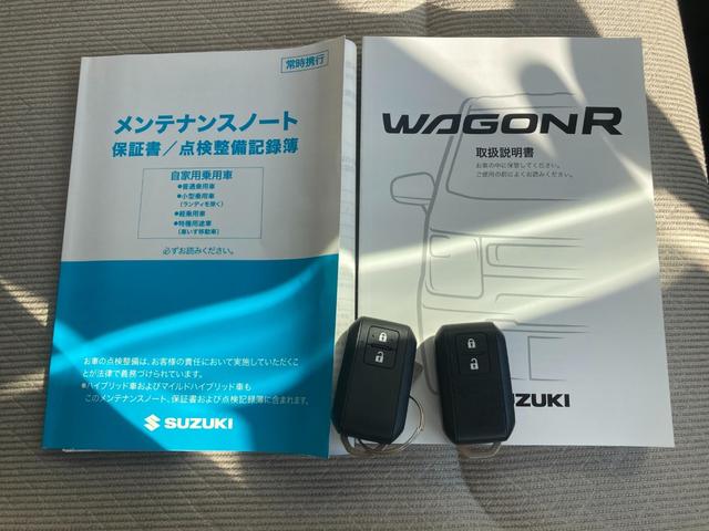 ワゴンＲ ハイブリッドＦＸ　デュアルセンサーブレーキＳ　車線逸脱　シートヒーター付　リアセンサー　ＥＳＰ　エネチャージ　キーフリー　Ｗエアバック　フルオートエアコン　盗難防止　パワステ　スマートキープッシュスタート　ベンチシート（18枚目）