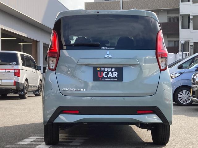 ｅＫワゴン Ｍ　オートハイビーム　踏み間違い防止アシスト　車線逸脱警報　イモビライザー　ナビＴＶ　パワーウィンドウ　フルセグ　Ｐセンサー　マニュアルエアコン　バックカメラ　キーレスエントリー　前席シートヒーター（6枚目）