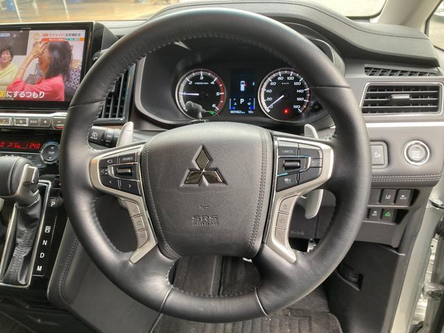 デリカＤ：５ Ｐ　追従クルーズ　Ｂモニター　地デジ　ＡＴハイビーム　ＬＥＤヘッドランプ　ナビＴＶ　シートヒーター　ＥＴＣ　電動シ－ト　寒冷地仕様　メモリナビ　ＡＢＳ　３列　オートエアコン　ＡＳＣ　盗難防止装置　ＬＤＰ（31枚目）