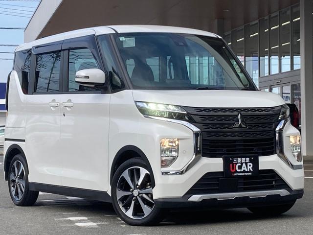 eKクロススペース G プラスエディション 横滑り防止装置 車線逸脱警報 衝突軽減装置 LEDヘッドライト クリアランスソナー シートヒーター スマートキー アイドリングストップ バックカメラ ABS 寒冷地仕様 ベンチシート エアコン(4枚目)