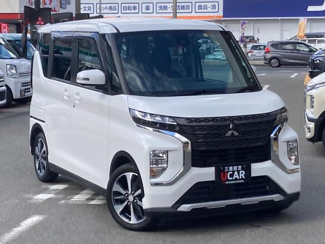 ｅＫクロススペース Ｇ　プラスエディション　横滑り防止装置　車線逸脱警報　衝突軽減装置　ＬＥＤヘッドライト　フルセグ　クリアランスソナー　シートヒーター　スマートキー　アイドリングストップ　ドライブレコーダー　バックカメラ　ＡＢＳ　ベンチシート（5枚目）