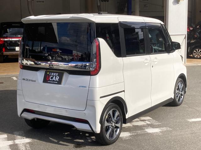 ｅＫクロススペース Ｇ　プラスエディション　横滑り防止装置　車線逸脱警報　衝突軽減装置　ＬＥＤヘッドライト　フルセグ　クリアランスソナー　シートヒーター　スマートキー　アイドリングストップ　ドライブレコーダー　バックカメラ　ＡＢＳ　ベンチシート（7枚目）