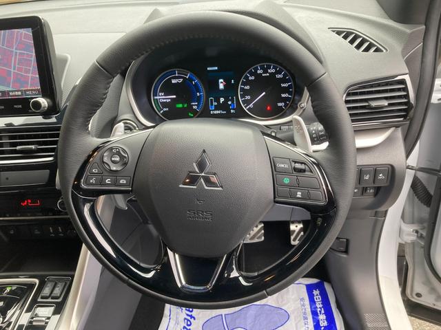 エクリプスクロスＰＨＥＶ Ｐ　スマ－トキ－　地デジＴＶ　衝突軽減ブレーキシステム　Ｒカメラ　ＬＥＤ　寒冷地　アイドリングストップ　ＥＴＣ　パワーシート　１００Ｖ　クリアランスソナー　盗難防止システム　フロントカメラ　Ｗエアバッグ（24枚目）