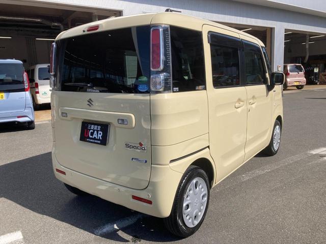 スペーシア ハイブリッドＸ　スマ－トキ－　両側自動ドア　ＥＴＣ付き　ＶＳＡ　ナビ・ＴＶ　シートＨ　盗難警報装置　キーレスＥ　Ｓエネチャージ　フルフラット　オートエアコン　メモリーナビ　パワーウィンドウ　ベンチシート　ＡＢＳ（6枚目）