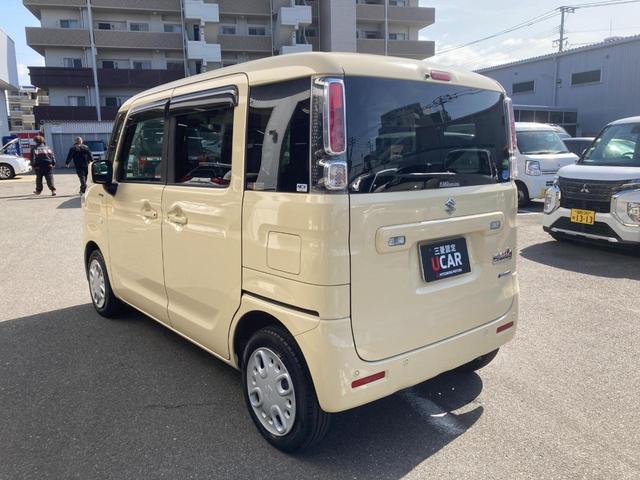 スペーシア ハイブリッドＸ　スマ－トキ－　両側自動ドア　ＥＴＣ付き　ＶＳＡ　ナビ・ＴＶ　シートＨ　盗難警報装置　キーレスＥ　Ｓエネチャージ　フルフラット　オートエアコン　メモリーナビ　パワーウィンドウ　ベンチシート　ＡＢＳ（8枚目）