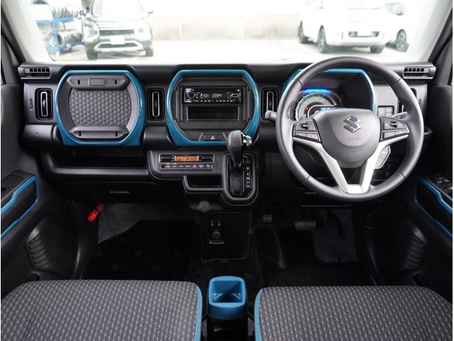 ハスラー ハイブリッドＸターボ　クリソナ　オートマチックハイビーム　前席シートヒーター　ＬＥＤヘッドライト　ターボ車　フルオートエアコン　ミュージックプレイヤー接続可　キーフリー　アルミホイール　サイドエアバッグ　横滑り防止機能（7枚目）