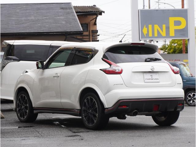 ジューク ニスモ 切替4WD サイドエアバック キーフリー 横滑り防止システム 寒冷地仕様 スマートキー オートエアコン アルミ ETC車載器 ターボ パワーウィンドウ ABS エアバッグ パワーステアリング TV(23枚目)