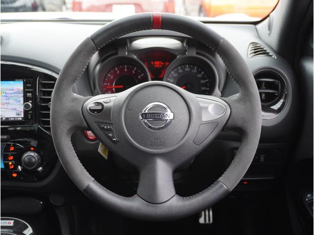 ジューク ニスモ 切替4WD サイドエアバック キーフリー 横滑り防止システム 寒冷地仕様 スマートキー オートエアコン アルミ ETC車載器 ターボ パワーウィンドウ ABS エアバッグ パワーステアリング TV(42枚目)