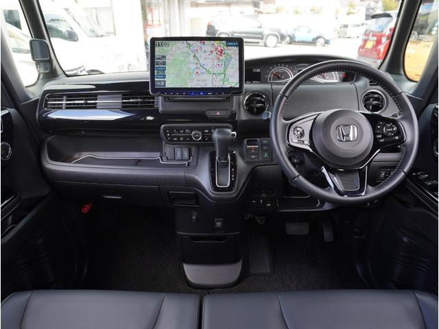 N-BOXカスタム Lターボ アダクティブクルーズC 地デジチューナー 衝突軽減ブレーキサポート LEDヘッドライ 車線逸脱警報システム オートマチックハイビーム アルミ アイドリングS ターボエンジン PS カーテンエアバック(4枚目)