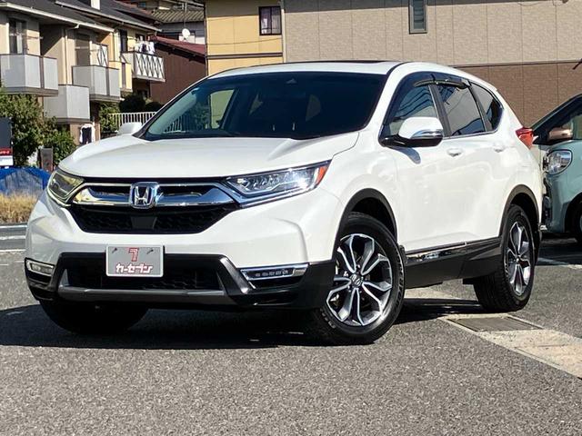 ＣＲ－Ｖハイブリッド ｅ：ＨＥＶ　ＥＸ・マスターピース　衝突被害軽減Ｂ　横滑り防止装置　サンルーフ　クルーズコントロール　ソナー　バックモニター　盗難防止システム　スマートキー　本革シート　電動バックドア　ステアリングヒーター　シートヒーター（前後）（2枚目）