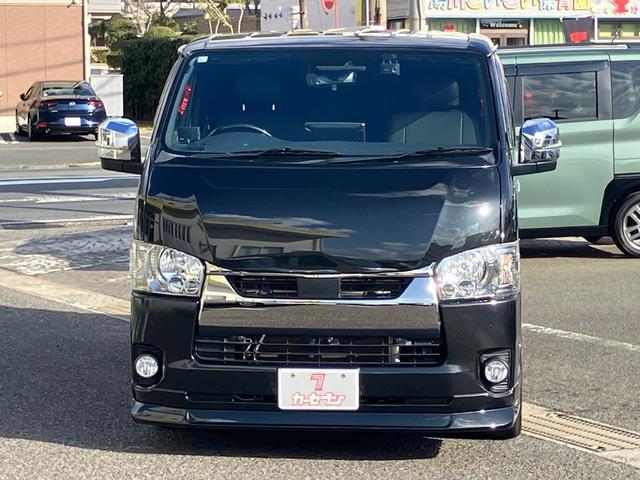 ハイエースバン スーパーGL ダークプライムII 両側手動スライドドア スマキー ABS フルフラット 盗難警報装置 運転席エアバッグ オートエアコン パワーウインドウ ESC 助手席エアバック キーレス パワーステアリング プリクラッシュブレーキ(5枚目)