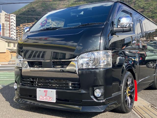 ハイエースバン スーパーGL ダークプライムII 両側手動スライドドア スマキー ABS フルフラット 盗難警報装置 運転席エアバッグ オートエアコン パワーウインドウ ESC 助手席エアバック キーレス パワーステアリング プリクラッシュブレーキ(6枚目)