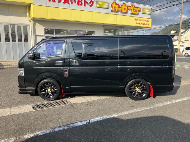 ハイエースバン スーパーGL ダークプライムII 両側手動スライドドア スマキー ABS フルフラット 盗難警報装置 運転席エアバッグ オートエアコン パワーウインドウ ESC 助手席エアバック キーレス パワーステアリング プリクラッシュブレーキ(8枚目)