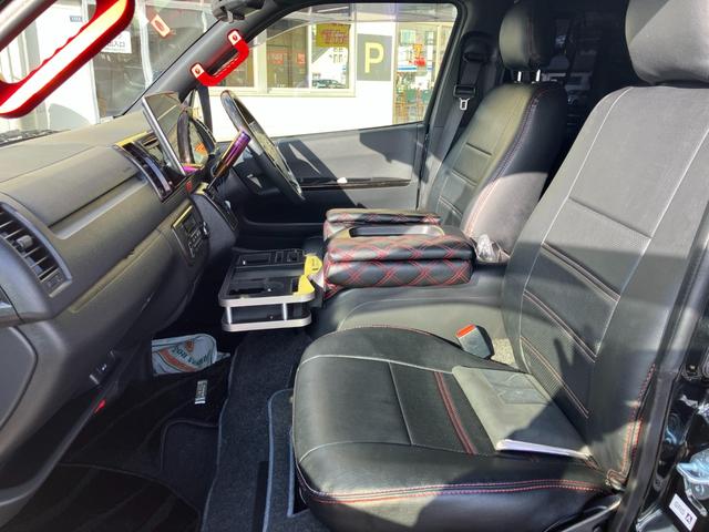 ハイエースバン スーパーGL ダークプライムII 両側手動スライドドア スマキー ABS フルフラット 盗難警報装置 運転席エアバッグ オートエアコン パワーウインドウ ESC 助手席エアバック キーレス パワーステアリング プリクラッシュブレーキ(15枚目)