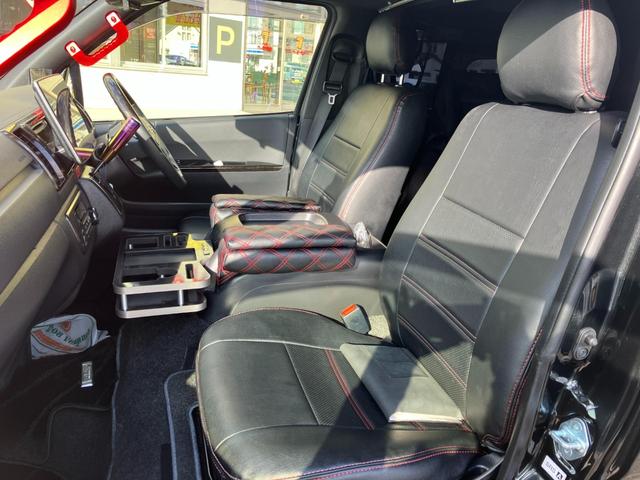 ハイエースバン スーパーGL ダークプライムII 両側手動スライドドア スマキー ABS フルフラット 盗難警報装置 運転席エアバッグ オートエアコン パワーウインドウ ESC 助手席エアバック キーレス パワーステアリング プリクラッシュブレーキ(16枚目)