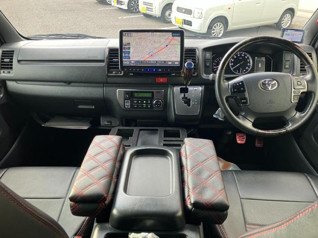 ハイエースバン スーパーGL ダークプライムII 両側手動スライドドア スマキー ABS フルフラット 盗難警報装置 運転席エアバッグ オートエアコン パワーウインドウ ESC 助手席エアバック キーレス パワーステアリング プリクラッシュブレーキ(46枚目)