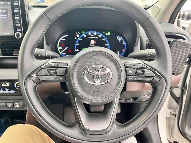 ヤリスクロス ハイブリッドZ ドライブレコーダ シ-トヒ-タ- LEDライト クルーズコントロール 横滑り防止システム ナビTV メモリーナビゲーション パワステ オートエアコン キーフリー ETC付き サイドエアバック ABS(16枚目)