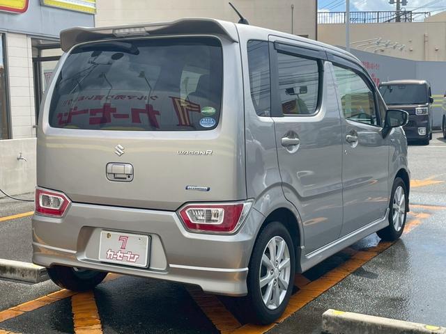 ワゴンＲ ハイブリッドＦＺ　アイドルストップ　シートヒー　ＰＳ　ＰＷ　ナビテレビ　盗難防止　ＳＲＳ　地デジ　ＷエアＢ　メモリーナビ　スマートキー　フルフラット　横滑り防止　フロントベンチシート　フルオートエアコン　アルミ　ＡＢＳ（17枚目）