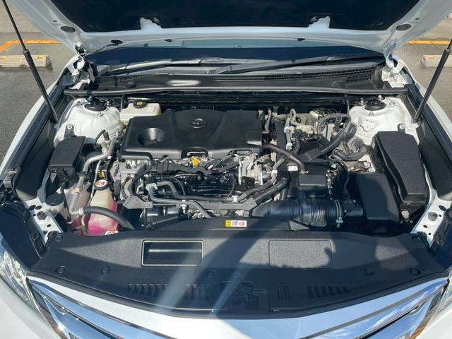 カムリ Ｇレザーパッケージ　車線逸脱防止　衝突被害軽減　ハイビームアシスト　シートＨ　パーキングセンサー　ＤＶＤプレーヤー　ナビＴＶ　横滑り防止　電動シート　地デジＴＶ　イモビライザー　エアバッグ　キーフリー　メモリ－ナビ（69枚目）
