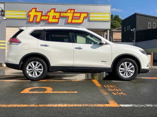エクストレイル ２０Ｘ　ハイブリッド　エマージェンシーブレーキＰ　地デジＴＶ　キーレスエントリー　シ－トヒ－タ－　エアコン　パワーステアリング　ＡＷ　スマ－トキ－　盗難防止装置　ＥＴＣ車載器　ＴＶ　ＥＣＯモード　パートタイム４ＷＤ　パワーウィンドウ　エアバッグ（5枚目）