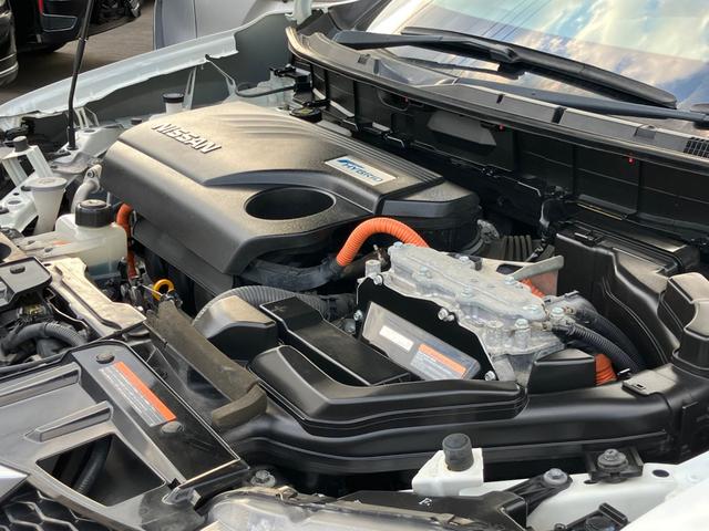 エクストレイル ２０Ｘ　ハイブリッド　エマージェンシーブレーキＰ　地デジＴＶ　キーレスエントリー　シ－トヒ－タ－　エアコン　パワーステアリング　ＡＷ　スマ－トキ－　盗難防止装置　ＥＴＣ車載器　ＴＶ　ＥＣＯモード　パートタイム４ＷＤ　パワーウィンドウ　エアバッグ（76枚目）