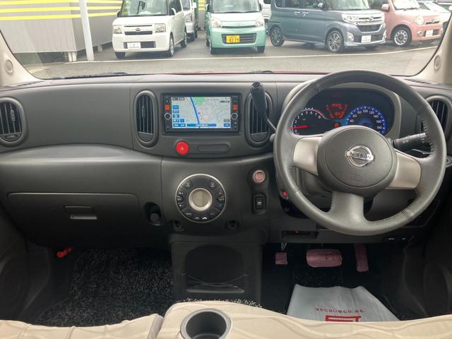 キューブ １５Ｘ　Ｖセレクション　セキュリティアラーム　ＡＵＴＯエアコン　エコモード　キ－フリ－　ＡＢＳ　パワーステアリング　運転席エアバッグ　スマートキーＰスタート　パワーウィンドゥ　運転席助手席エアバッグ（10枚目）