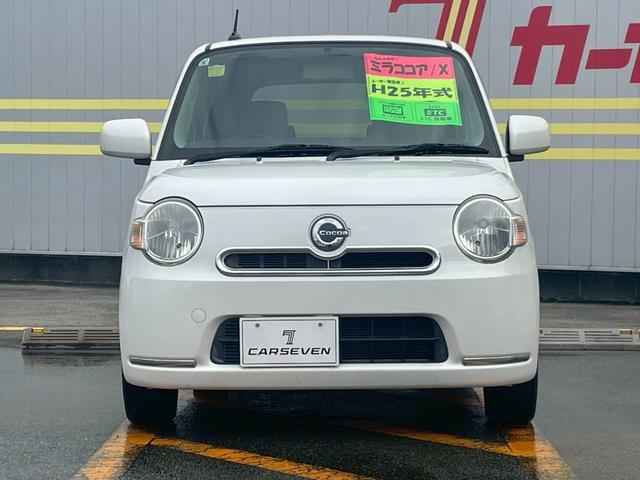 ミラココア ココアX セキュリティー パワーウインド i-STOP インテリキー ETC車載器 ナビTV 運転席エアバック キーレスキー ダブルエアバック ABS付 パワステ ベンチシート エアコン メモリーナビ(4枚目)