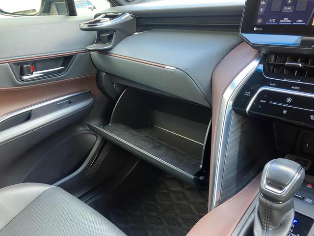 ハリアー Ｚ　レザーパッケージ　全方囲カメラ　Ｐセンサー　イモビライザー　スマートキ－　エアロ　追従クルコン　カーテンエアバック　横滑り防止機能　リアカメラ　Ｐシート　アルミ　エアバッグ　エアコン　メモリナビ　キーレス　ＡＢＳ　ナビ（69枚目）