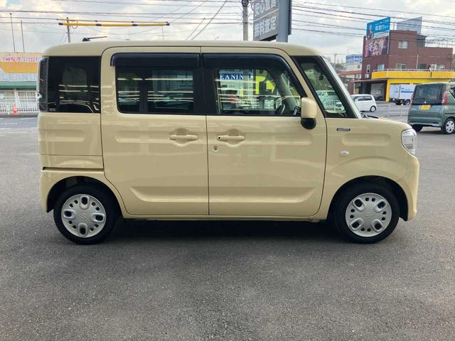 スペーシア ハイブリッドG ナビ付 ETC装備 スマートキー プッシュスタート 障害物ソナー アイドリングS 両側スライドド オートエアコン オートライト ベンチシート(7枚目)