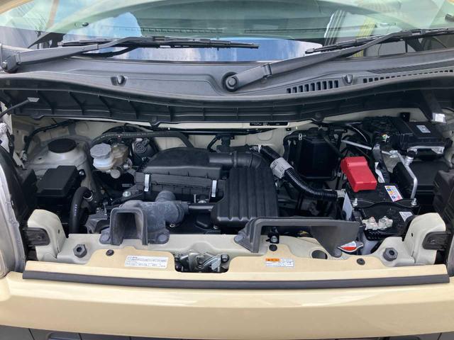 スペーシア ハイブリッドG ナビ付 ETC装備 スマートキー プッシュスタート 障害物ソナー アイドリングS 両側スライドド オートエアコン オートライト ベンチシート(54枚目)