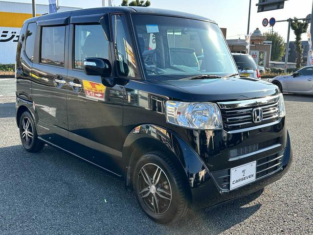 Ｎ－ＢＯＸ Ｇ・ターボパッケージ　禁煙車　両側電動スライドドア　フルセグＴＶ　ＣＤ／ＤＶＤ　Ｂｌｕｅｔｏｏｔｈ　バックカメラ　クルーズコントロール　運転席・助手席エアバッグ　横滑り防止装置　ＭＴモード（3枚目）