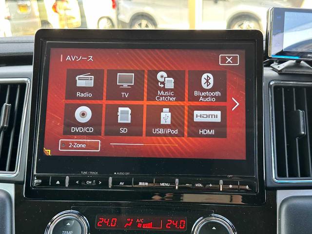 デリカＤ：５ Ｐ　禁煙車　フルセグＴＶ　全方位バックカメラ　Ｂｌｕｅｔｏｏｔｈ　後席モニター　アダプティブクルーズコントロール　衝突被害軽減ブレーキ　アクセル踏み間違い防止装置　両側電動スライドドア（45枚目）