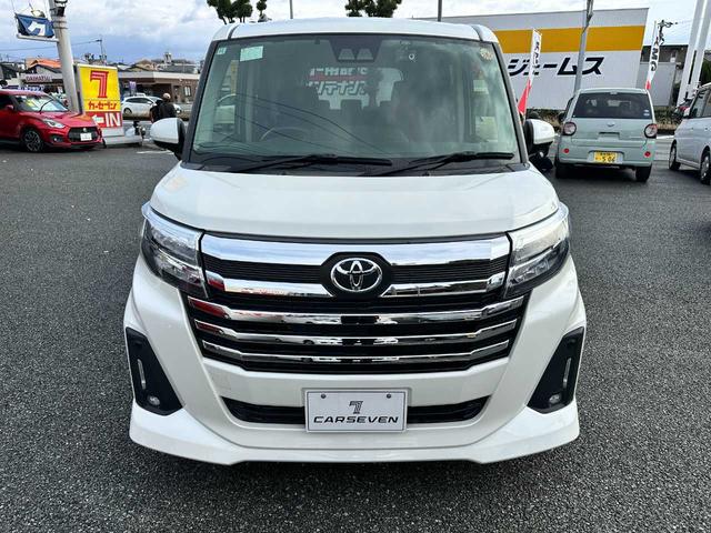 ルーミー カスタムＧ　禁煙車　ＥＴＣ　バックカメラ　フルセグＴＶ　Ｂｌｕｅｔｏｏｔｈ　アダプティブクルーズコントロール　障害物センサー　衝突被害軽減ブレーキ　アクセル踏み間違い防止装置（2枚目）