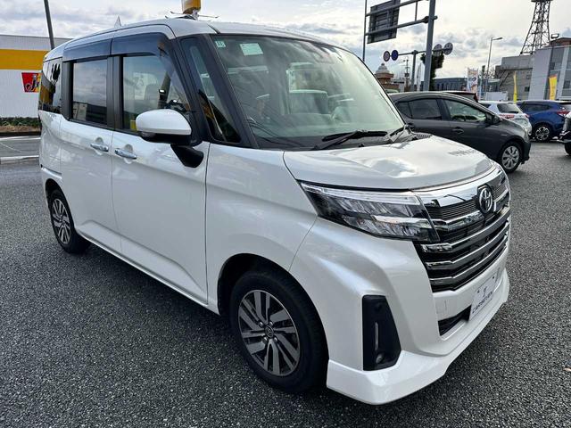 ルーミー カスタムＧ　禁煙車　ＥＴＣ　バックカメラ　フルセグＴＶ　Ｂｌｕｅｔｏｏｔｈ　アダプティブクルーズコントロール　障害物センサー　衝突被害軽減ブレーキ　アクセル踏み間違い防止装置（3枚目）