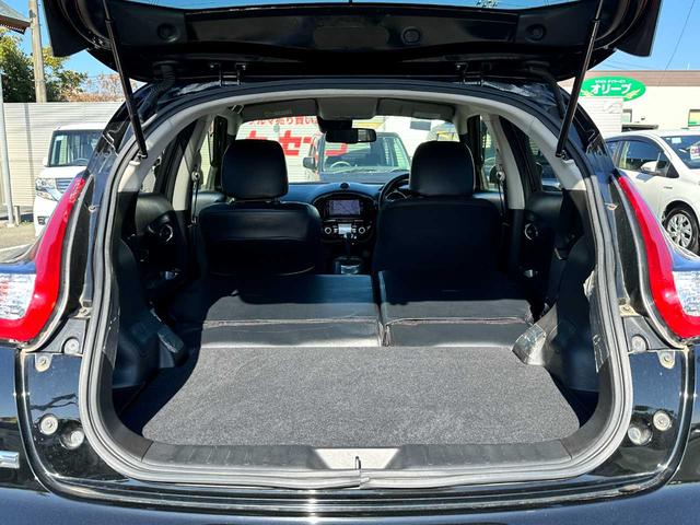 ジューク １５ＲＸ　Ｖセレクション　禁煙車　純正ナビ　フルセグＴＶ　全周囲バックカメラ　Ｂｌｕｅｔｏｏｔｈ　ＣＤ／ＤＶＤ　ＥＴＣ　ドラレコ　衝突被害軽減ブレーキ　レーンキープアシスト　オートマチックハイビーム　ＫＭＧ認定保証（32枚目）