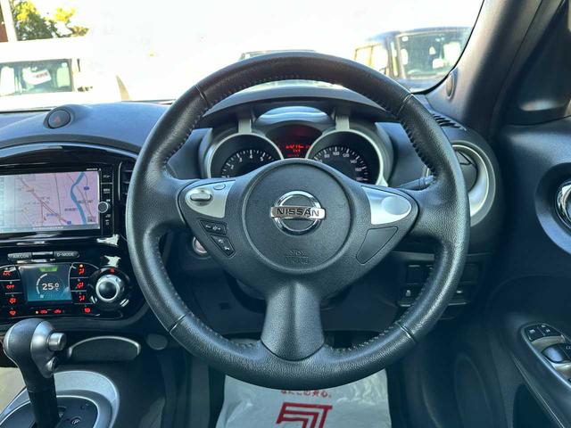 ジューク １５ＲＸ　Ｖセレクション　禁煙車　純正ナビ　フルセグＴＶ　全周囲バックカメラ　Ｂｌｕｅｔｏｏｔｈ　ＣＤ／ＤＶＤ　ＥＴＣ　ドラレコ　衝突被害軽減ブレーキ　レーンキープアシスト　オートマチックハイビーム　ＫＭＧ認定保証（35枚目）