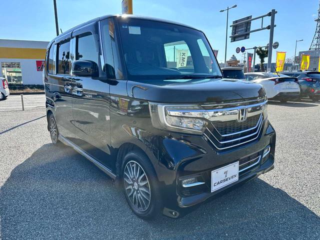 Ｎ－ＢＯＸカスタム Ｇ・Ｌホンダセンシング　禁煙車　ナビ　フルセグＴＶ　Ｂｌｕｅｔｏｏｔｈ　ＣＤ／ＤＶＤ　バックカメラ　ＥＴＣ　衝突被害軽減ブレーキ　横滑り防止装置　レーンキープアシスト　アクセル踏み間違い防止装置　両側スライド片側電動ドア（3枚目）