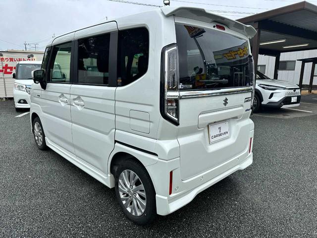スペーシアカスタム ハイブリッドＧＳ　スズキコネクト対応通信機装着車　禁煙車　マルチアラウンドモニター　フルセグＴＶ　Ｂｌｕｅｔｏｏｔｈ　ＣＤ／ＤＶＤ　ドライブレコーダー　衝突被害軽減ブレーキ　障害物センサー　アクセル踏み間違い防止装置（9枚目）
