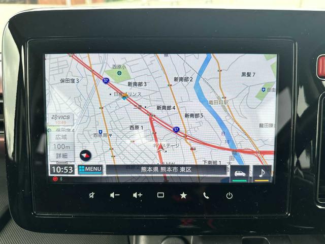 スペーシアカスタム ハイブリッドＧＳ　スズキコネクト対応通信機装着車　禁煙車　マルチアラウンドモニター　フルセグＴＶ　Ｂｌｕｅｔｏｏｔｈ　ＣＤ／ＤＶＤ　ドライブレコーダー　衝突被害軽減ブレーキ　障害物センサー　アクセル踏み間違い防止装置（42枚目）