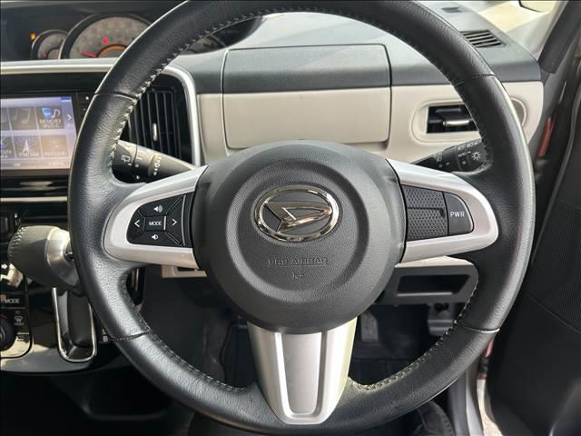 ムーヴキャンバス ＧブラックアクセントＶＳ　ＳＡＩＩＩ　両側電動スライドドアフルセグナビＣＤ／ＤＶＤ／ラジオ／Ｂｌｕｅｔｏｏｔｈアイドリングストップ　衝突被害軽減ブレーキ　ＡＣＣ全方位カメラ付フロアマット／ドアバイザー（40枚目）