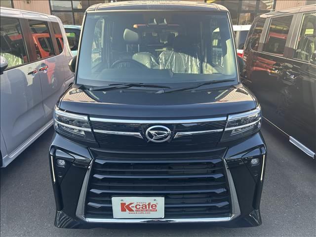 タント カスタムＸ　届出済未使用車　禁煙車両側電動スライドドアバックカメラアイドリングストップ　衝突被害軽減ブレーキ　ＡＣＣキーレス　スマートキー　電子パーキング（2枚目）