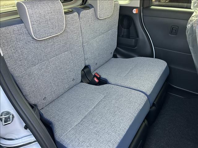 ムーヴキャンバス ストライプスＧ　届出済未使用車　禁煙車両側電動スライドドア　アイドリングストップ　衝突被害軽減ブレーキキーレス　スマートキー　電子パーキング（11枚目）